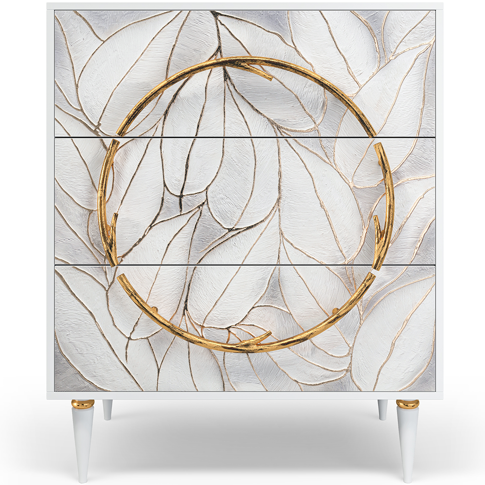 Комод Арт Классик с 3 ящиками Айс Амбер