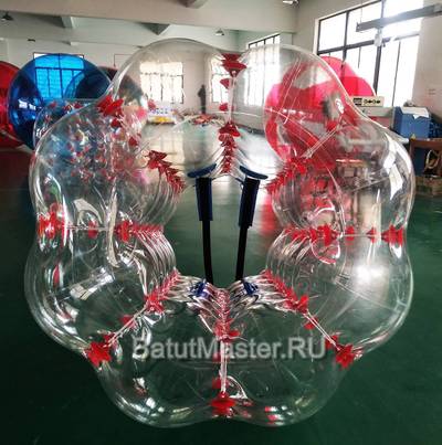 Бизнес-набор: Бамперболы, диаметр 1,5 м, ТПУ (8 шт), насос (1 шт)