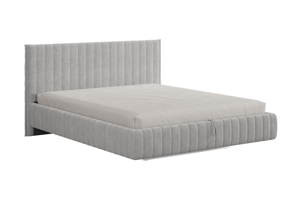 Кровать с подъемным механизмом Твикс 160х200 см (галька (велюр)), (графит (велюр)), (крем (велюр)), (латте (велюр))