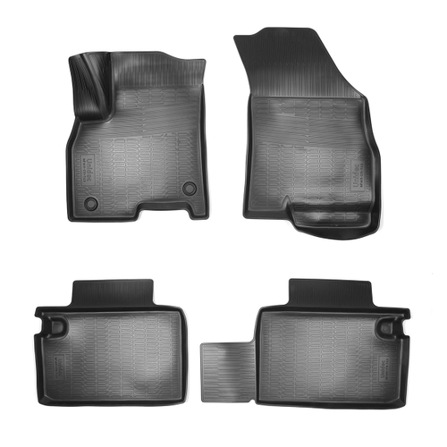 Ковры в салон Norplast для Xcite X-Cross 8 (2024-), 3D, Черный, арт.NPA11-C11-743-4