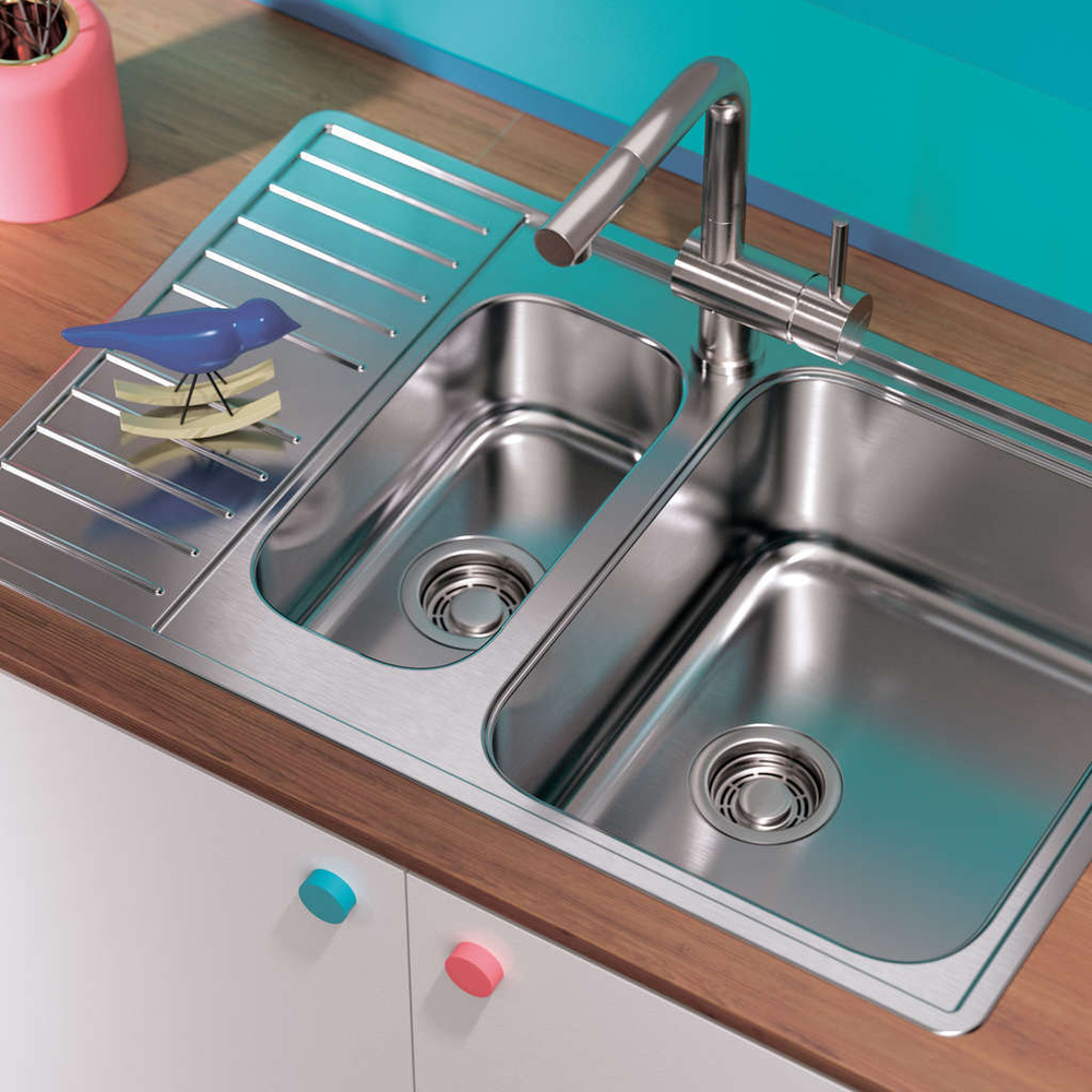 Мойка Omoikiri Sagami 79-2-IN нерж. сталь | Нержавеющая сталь