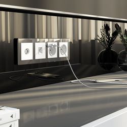 ТВ-розетка без рамки Werkel белый акрил W1183041