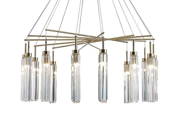 Подвесная люстра Newport 4524+10/S gold М0068063