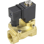 Two way normally closed indirect acting electric solenoid valve Elephant VS2W-400N-PU-NC G NBR 24V, body material - brass, seal - NBR