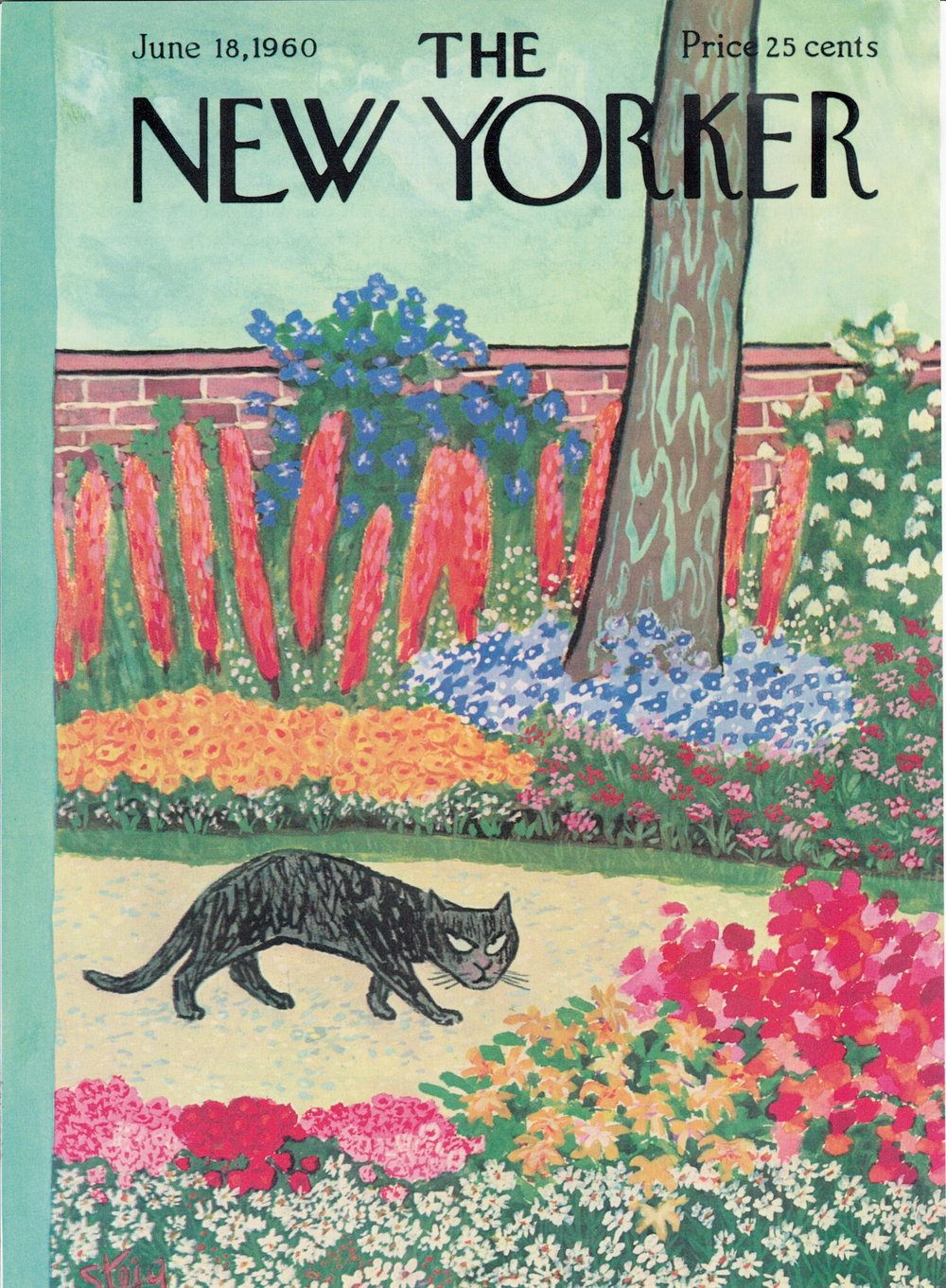 Постер журнала The New Yorker 18-06-1960