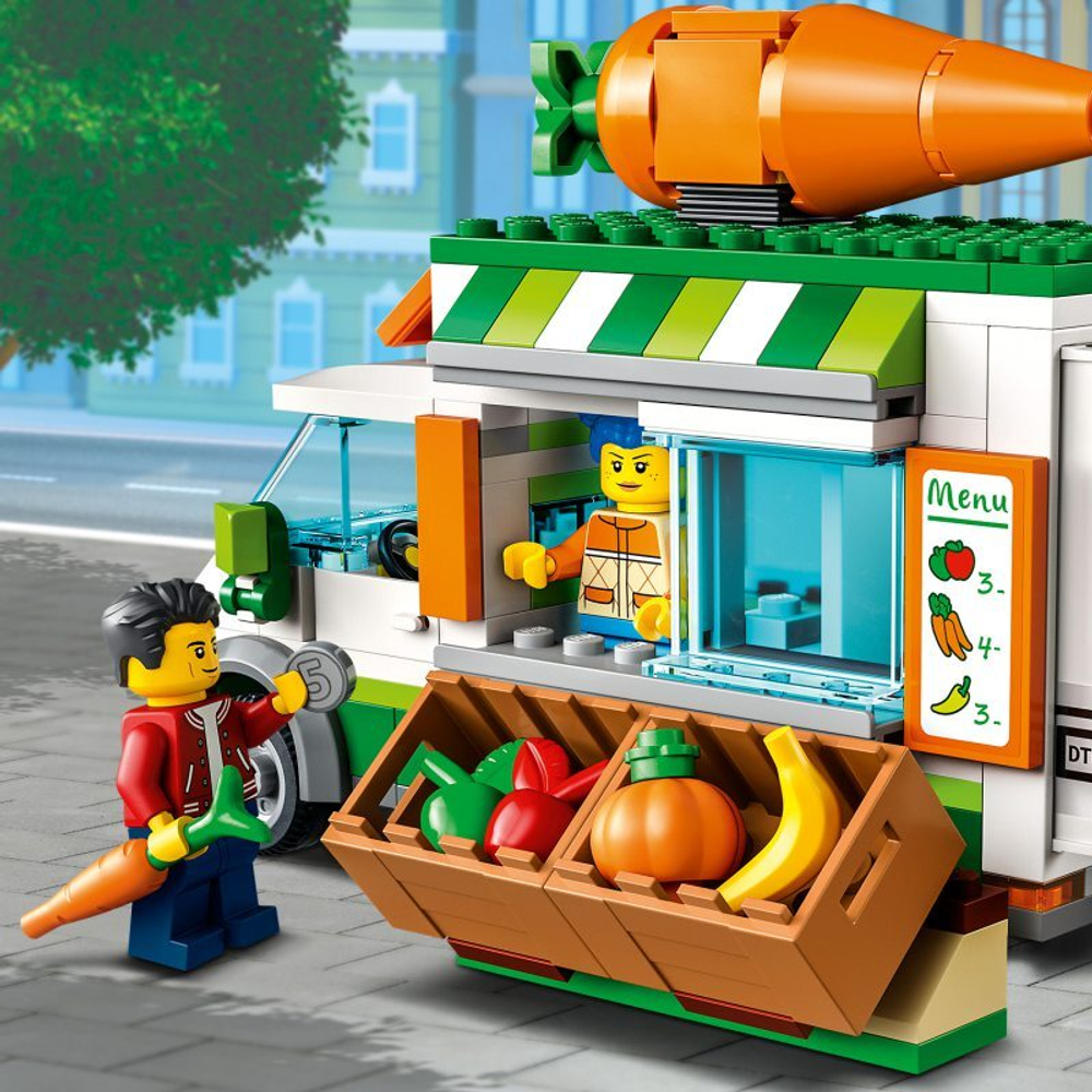 Конструктор LEGO City - Грузовик на рынке 60345