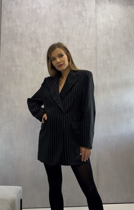 Пиджак в полоску