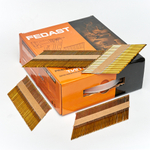 Реечные гвозди по дереву тип D34 (3х75, RIEG гальв. кольц. накат., 2000 шт/уп) FEDAST