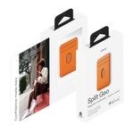 Кожаный чехол-бумажник MagSafe uBear Split Geo Гибридный картхолдер из полиуретановой кожи. Работает с приложением Apple «Локатор». Вмещает до четырёх карт