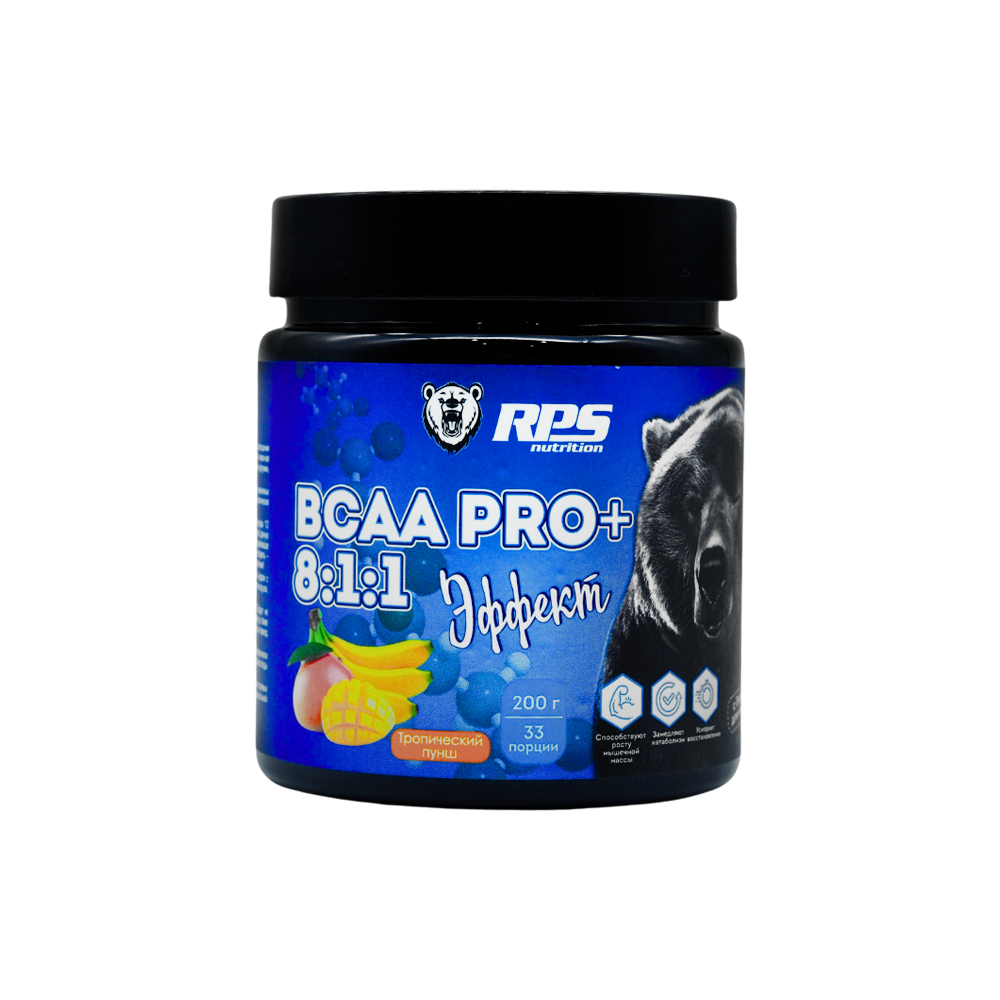 BCAA (8:1:1) 200г БАНКА RPS NUTRITION