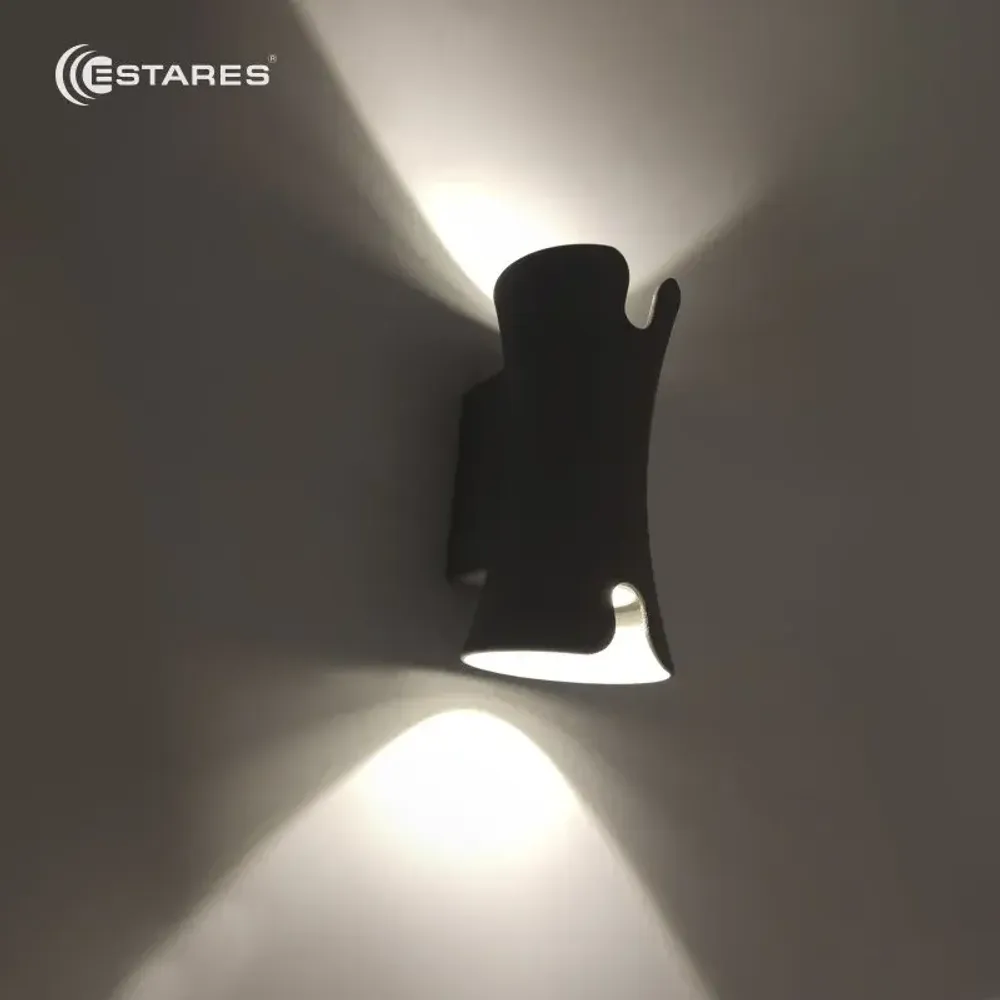 Архитектурный светодиодный светильник настенный STONE SH-W128 2x5W-WW-GRAY-220-IP65