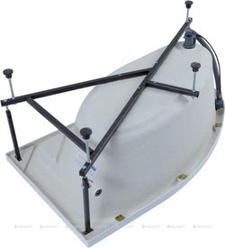 Акриловая ванна Aquanet (Акванет) Mia 140x80 R с каркасом