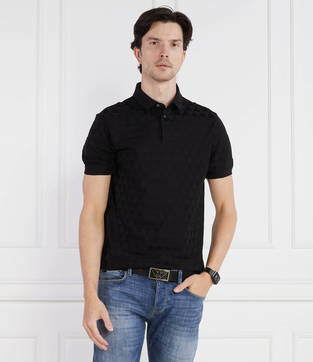 Поло Emporio Armani - черный(6R1F87 1JGYZ)