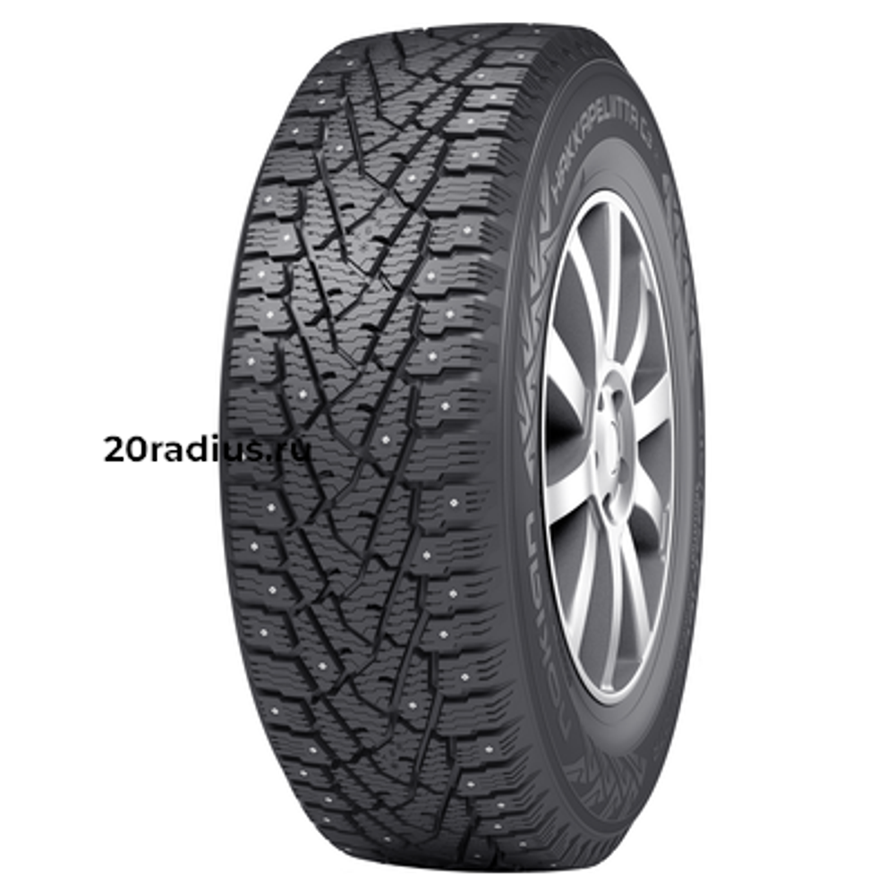 195/75R16C 107/105R Hakkapeliitta C3 TL (шип.)