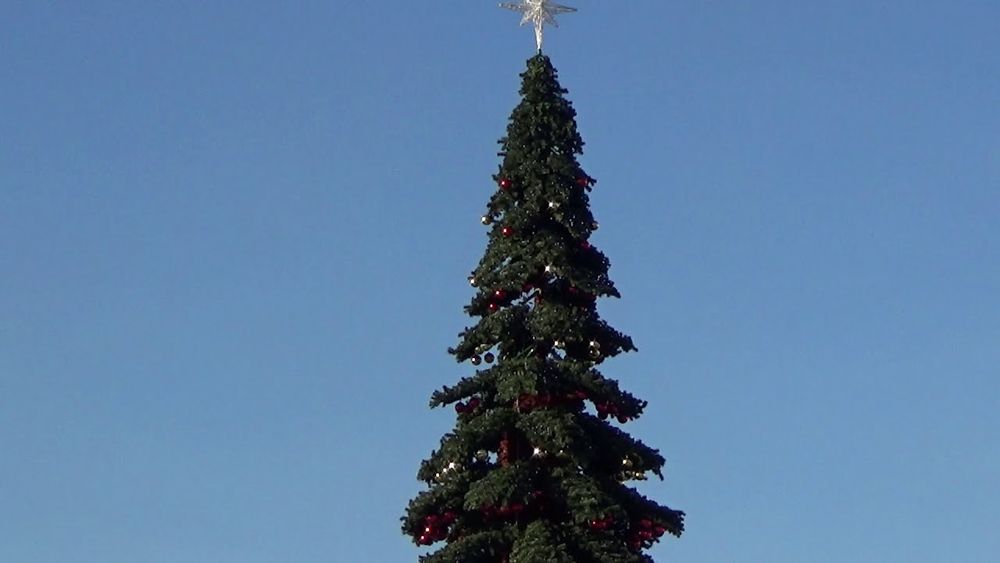 Уличная елка ствольная "Таежная" (пвх) от 11 до 21 м