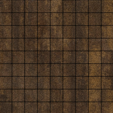 Тротуарная плитка КВАДРАТ 100х100 мм - Листопад гранит Мокко