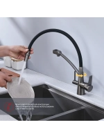 Смеситель для кухни с подключением к фильтру Gappo G4398-19