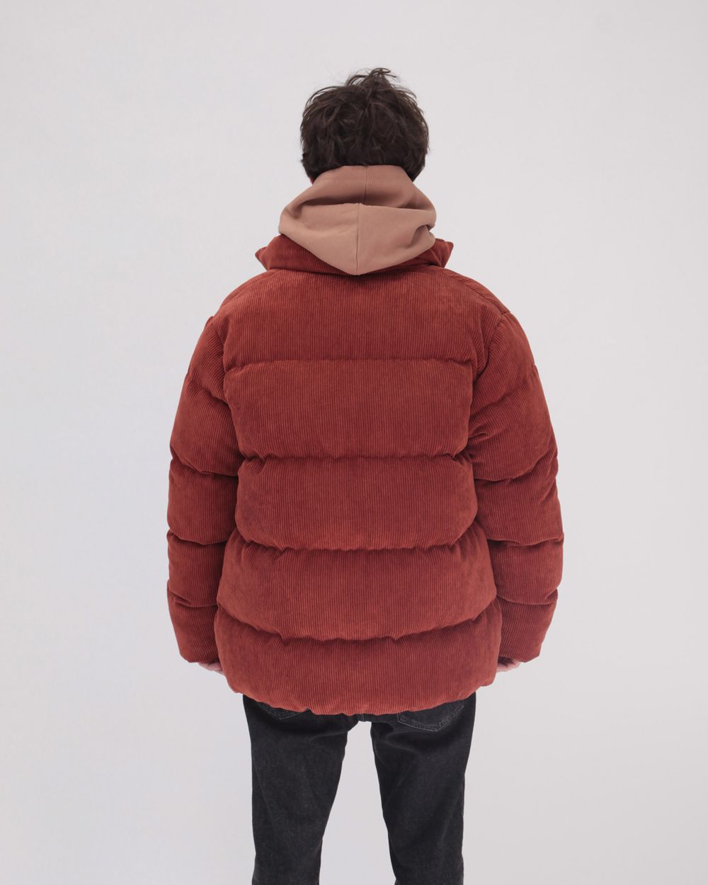 Пуховик Anteater Downjacket Velvet Терракотовая