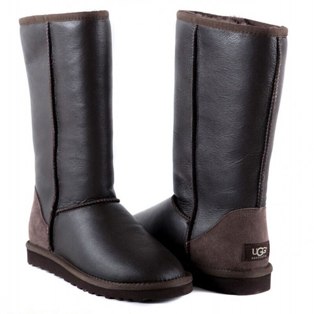 Угги Classic Tall Metallic Chocolate