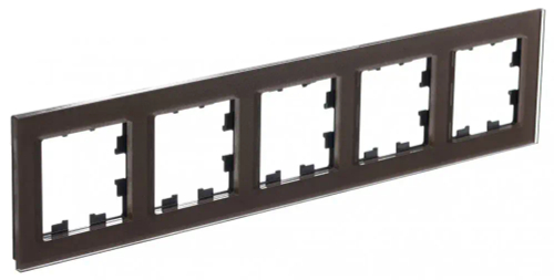 ATLASDESIGN NATURE 5-постовая РАМКА, ОРГАНИЧЕСКОЕ СТЕКЛО МОККО