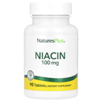 NaturesPlus, ниацин, 100 мг, 90 таблеток