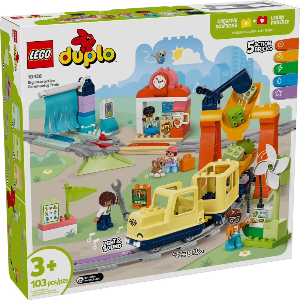 Конструктор LEGO Duplo 10428 Большой интерактивный общественный поезд