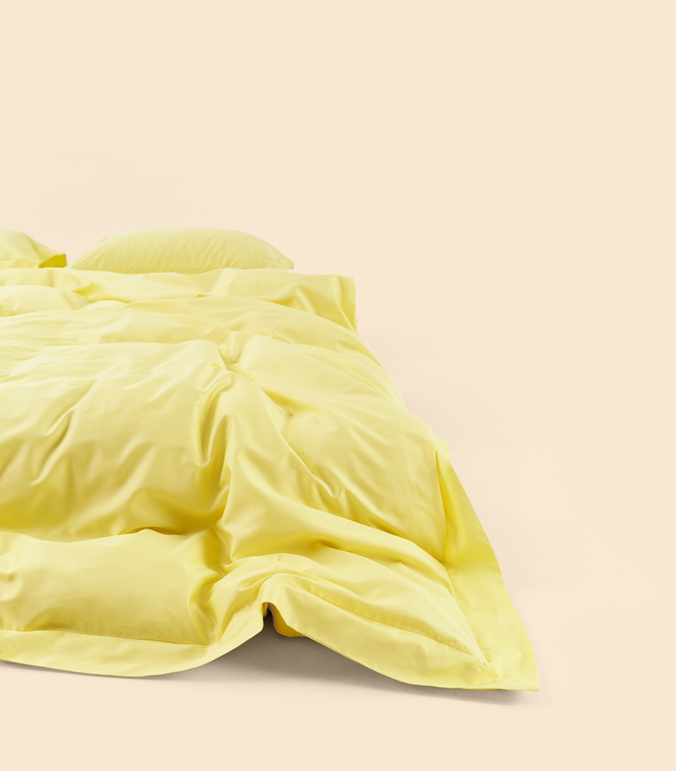 Простыня - Pastel Yellow - 180х200х30 (на резинке)