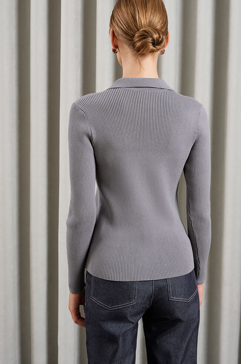 22947 Джемпер женский (серый)