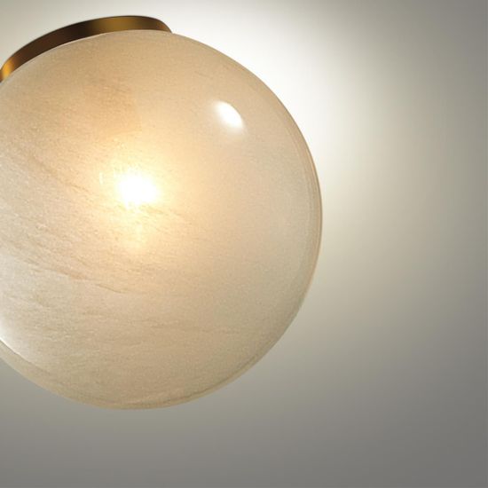 7109/1C MIDCENT ODL26 Потолочный светильник  бронзовый/белый/стекло/металл IP20 E14 5W  220-240V MAGIA