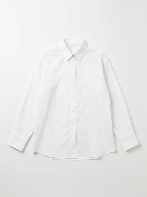 Классическая рубашка удлинённого силуэта из хлопка-поплина