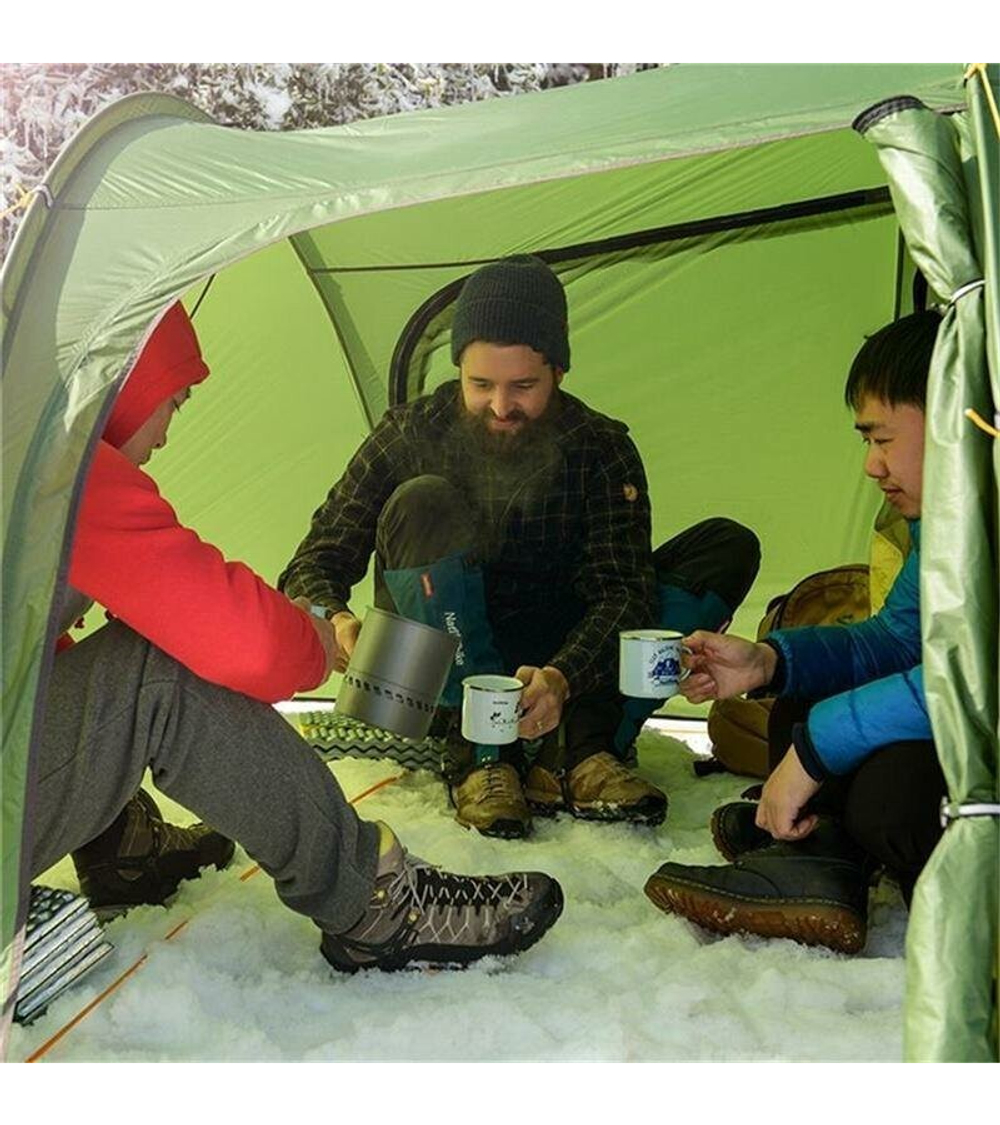 Палатка двухместная Naturehike Opalus NH20ZP001,оранжевая, 6927595750667