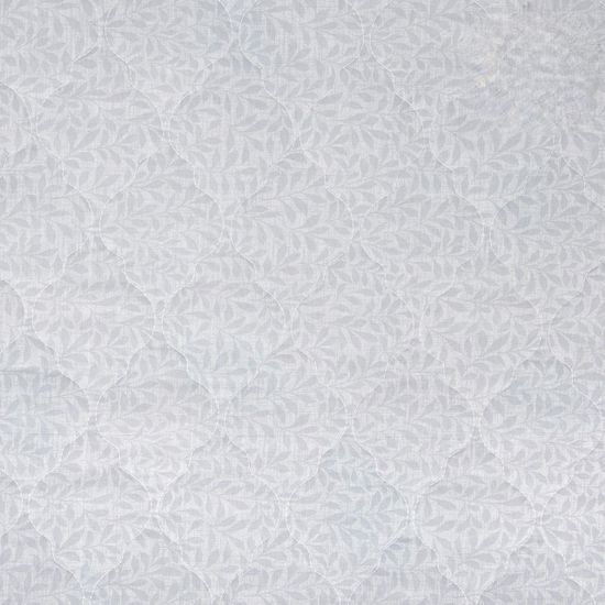 Покрывало-одеяло стеганное Серебряные листья бязь 200x215 см