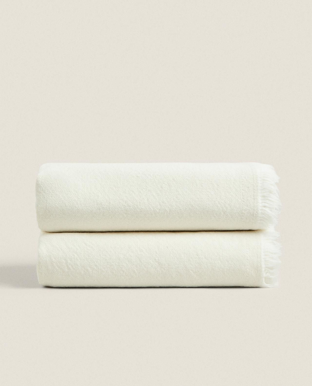 Zara Home - Универсальный плед из льна и хлопка, , 230x250 см