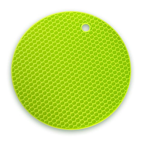 Подставка под горячее силиконовая Kamille КМ 7745 (Ø18х0.7 см)