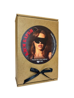 Черная маска на глаза «БДСМ Барби» (Цвет: черный)