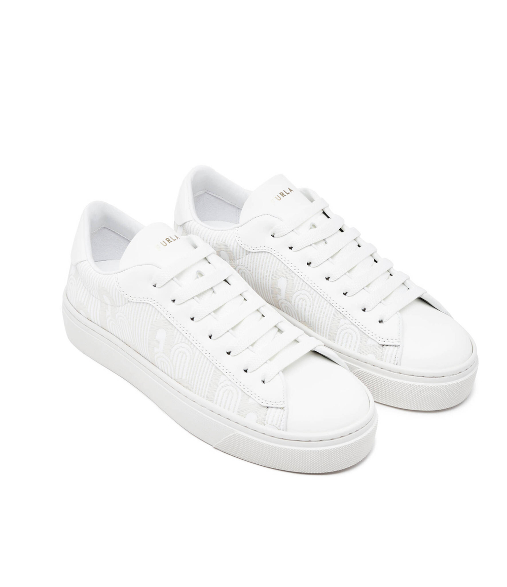 Кожаные кроссовки joylace-up t.20 Furla - белый(YH57FJO BX2763)