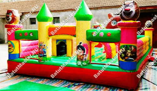 Надувной батут "Медвежата"