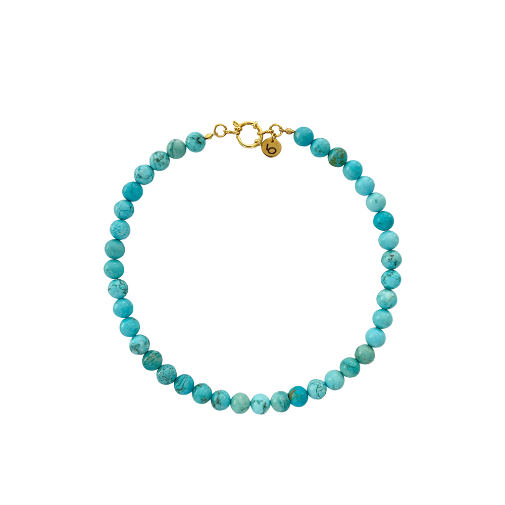 Колье Ocean из бусин камня