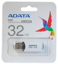 Флешка 32-GB ADATA C906 белый