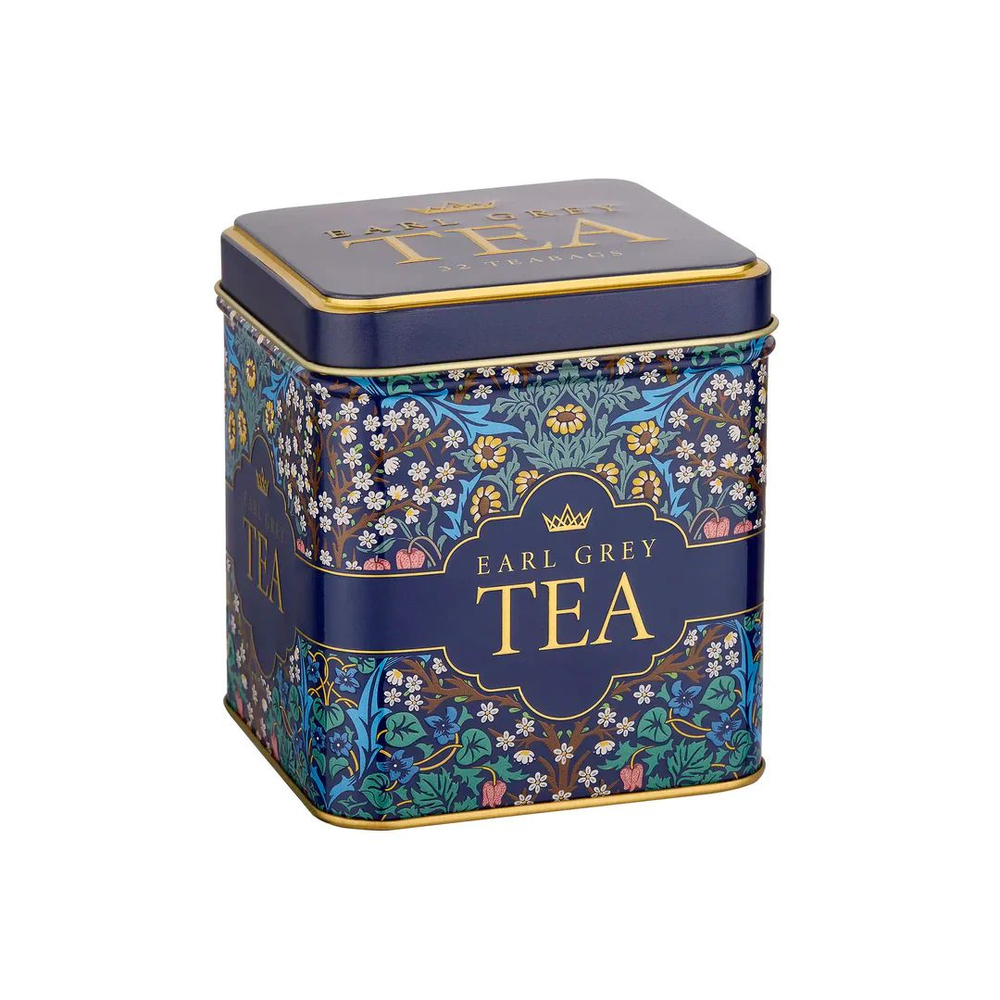 New English Teas Набор чая в пакетиках Tapestry Square Tea Tin Set, 128шт