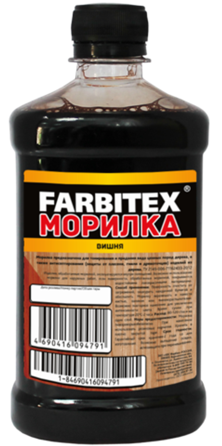 !!!РАСПРОДАЖА  Морилка деревозащитная водная Тик 0,5л FARBITEX