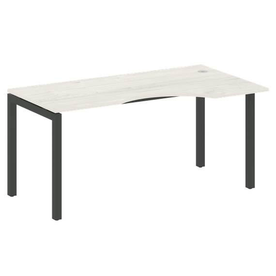 Метал Систем Куатро Стол криволинейный правый на П-образном м/к 50БП.СА-1 (R)