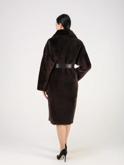 Дубленка зимняя шуба натуральная двухсторонняя оверсайз