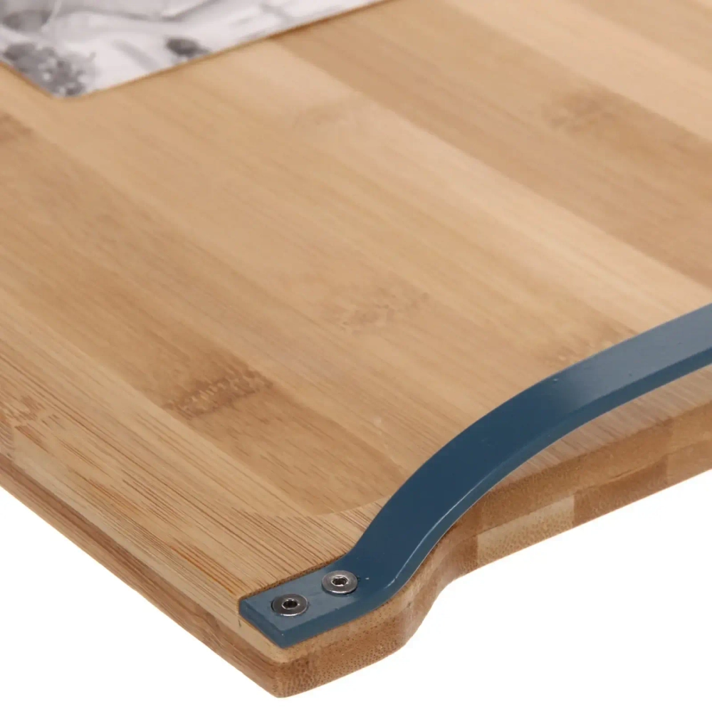 Поднос для завтрака «O'lala» 39,5*28,5*4,8см с металлическими ручками