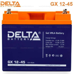 Аккумуляторная батарея Delta GX 12-45 (12V / 45Ah)