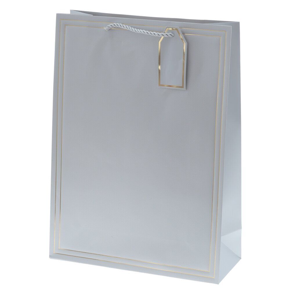 GAEM Пакет подарочный L (бумага 210г/м2, блок 12шт), L31 W12 H42 см, 10в.