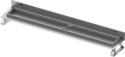 Дренажный канал для пристенного монтажа, прямой, 100 см