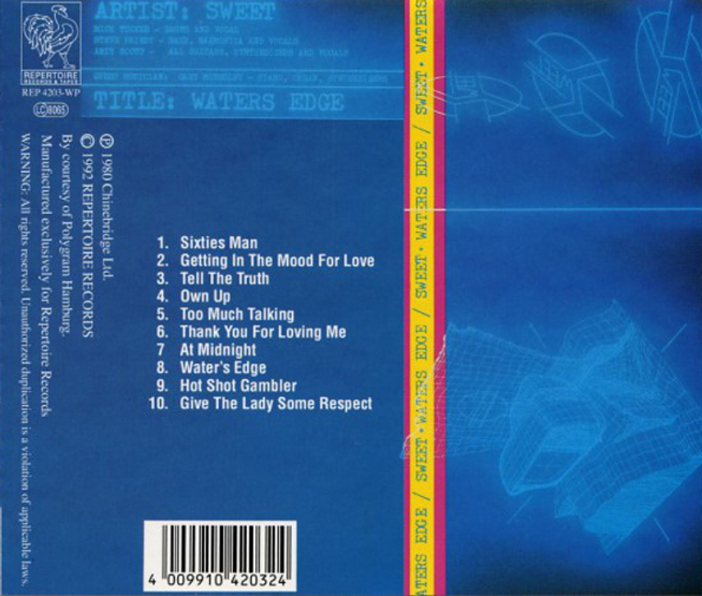 The Sweet / Waters Edge (CD)