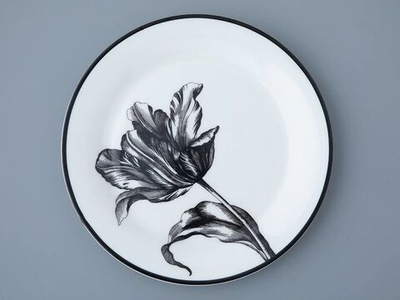 Тарелка плоская 220 мм форма Юлия рисунок Сысоев. Волшебный сад V арт. 80.44104.00.1