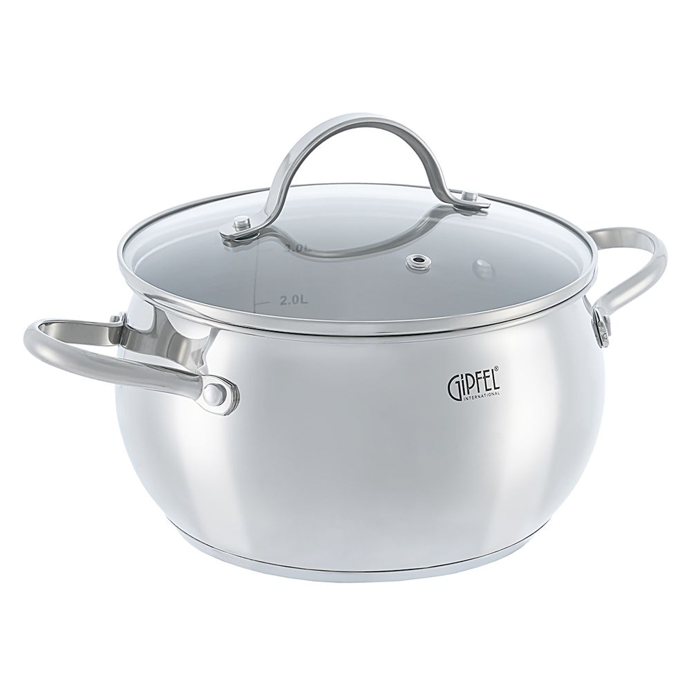 Кастрюля из нержавеющей стали Gipfel Terza 1293 20 см/3,4 л